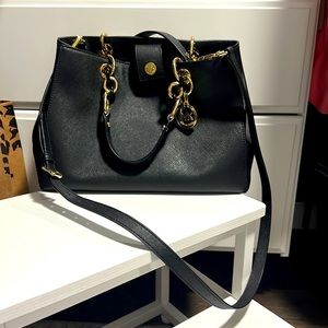 Michael Kors Black Leather Handbag
